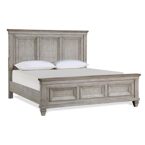 New Classic Furniture Mariana Solid Wood California King Bed in Vintage Cream