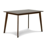 New Classic Furniture Morocco 5-Piece Mid-Century Wood Dining Set in Light Gray