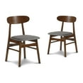 thumbnail image 1 of New Classic Furniture Morocco Wood Dining Chair in Dark Gray (Set of 2), 1 of 8