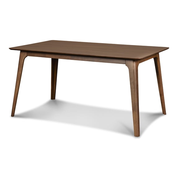 New Classic Furniture Oscar 5-Piece Wood Dining Table Set in Walnut/Dark Gray