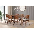 thumbnail image 1 of New Classic Furniture Oscar 7-piece Wood Dining Set in Walnut, 1 of 14