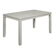 New Classic Furniture Pascal 59" Rectangle Wood Dining Table in Driftwood