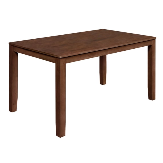 New Classic Furniture Pascal Wood Rectangular Dining Table in Walnut
