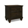 thumbnail image 1 of New Classic Furniture Sevilla 2-Drawer Wood Nightstand in Walnut, 1 of 9