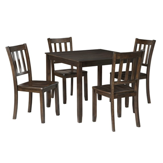 New Classic Furniture Stellan 5-piece Wood Dining Set, Black Cherry