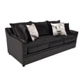 thumbnail image 1 of New Classic Furniture Sylvie Polyester Upholstered Sofa in Dark Gray, 1 of 6
