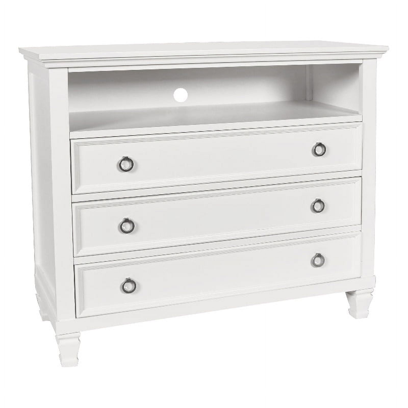 New Classic Furniture Tamarack Solid Wood Engineered Wood Media Chest