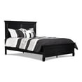 thumbnail image 1 of New Classic Furniture Tamarack Wood King Panel Bed in Black Finish, 1 of 6