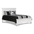 thumbnail image 1 of New Classic Furniture Tamarack Wood King Size Panel Bed in White, 1 of 6