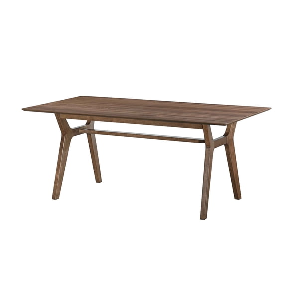 New Classic Furniture Thea 71" Wood Rectangular Dining Table in Walnut