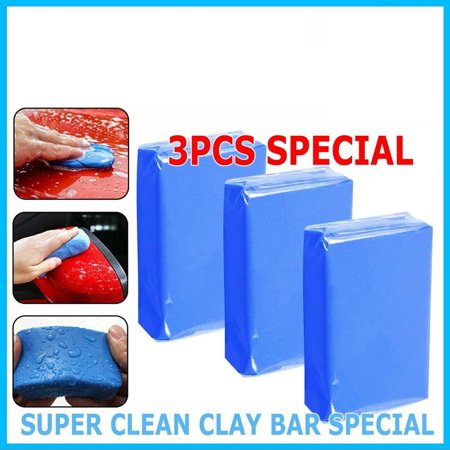 New Clay Bar Sponge Detailing Magic Car Clean Wash Cleaner Sludge Mud Remove Pack of 3