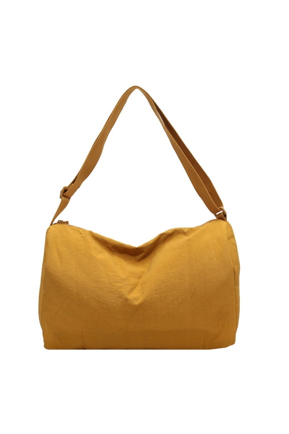 New Cloth Bag for Women, Student Class Crossbody Bag, Large Capacity Commuting Single Shoulder Bag, Korean Minimalist Waterproof Nylon Cloth Bag