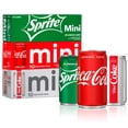 thumbnail image 1 of Coca-Cola Mini Can Variety Pack, 7.5 Fl Oz, Pack Of 30 (10 Each: Coke Classic, Diet Coke, Sprite),, 7.5 Fl Oz (), 1 of 5