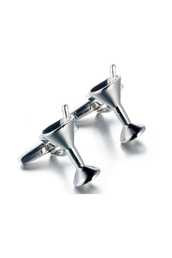 New Cocktail Cup Cufflinks Cuff Links Men's Shirt Suit Unisex Jewelry Gifts