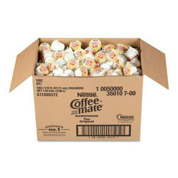 New Coffee-mate Liquid Coffee Creamer Mini Cups, 0.375-oz., 360 Mini Cups , Each