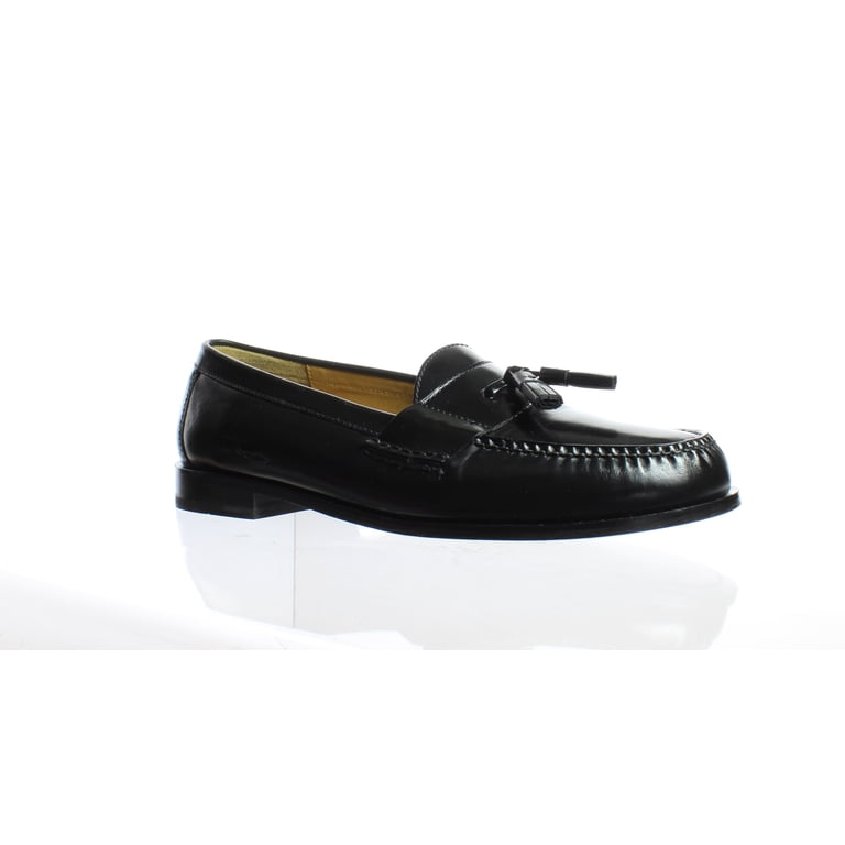 New Cole Haan Mens Pinch Tassel Black Loafers Size 12  display picture 1