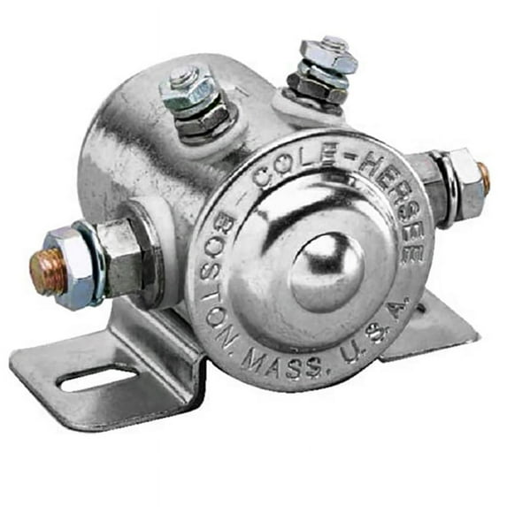 New Cole Hersee 24 Volt Continuous 4 Terminals Solenoid Is Compatible With 24063 15141 15196 15310 70903 15-141 15-196 15-310 70-903 52324P 1114533 52-324P 24063BX 24063-BX ZN24063BX