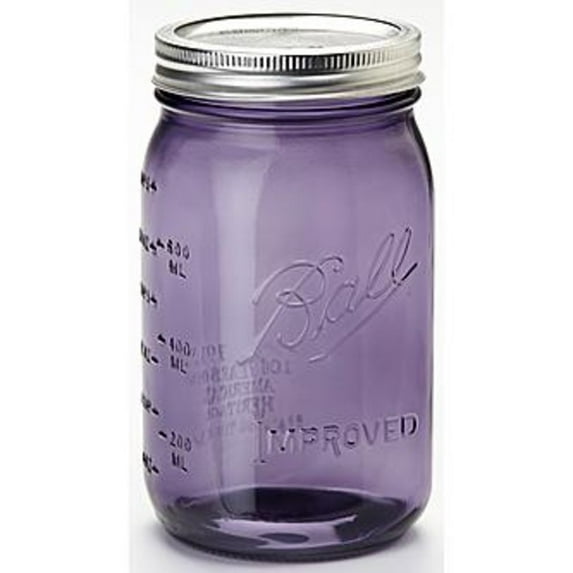 New Collectible Purple Heritage Anniversary Ball Pint Jar - Brand New.