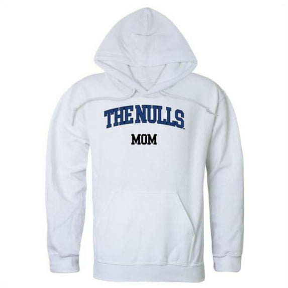 New College Mom Hoodie, White - Large