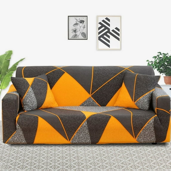 New Color Geometric Sofa Cover Spandex for Living Room Elastic Material Sofa Loveseat Chair Slipcovers Couch Covers Fundas Sofa