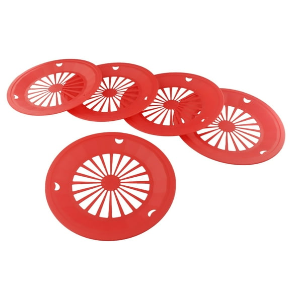 New Colorful Paper Plate Holders - Stylish Set of 5 for Outdoor