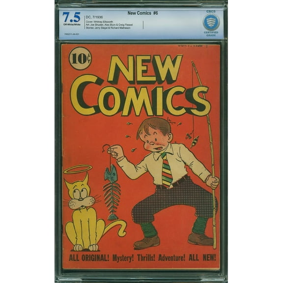 New Comics #6 - CBCS 7.5 Comic Book