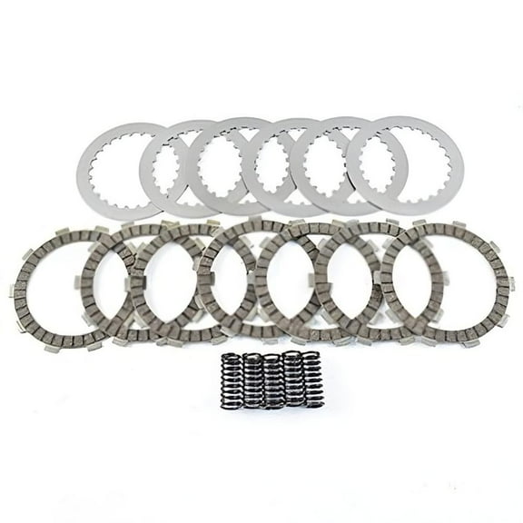 OEM Grade Complete Clutch Kit Compatible with 1986 Honda ATC250R and 1986-1987 TRX250R 249cc Liquid-Cooled 2-Stroke ATV Friction Plates Steel Plates Heavy Duty Springs