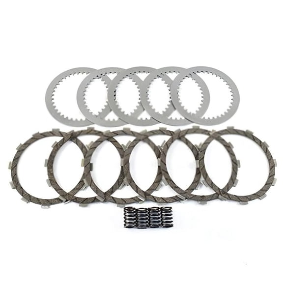 Clutch Kit Compatible with 1993-1998 Kawasaki Bayou 400 4x4 KLF400 398cc OHC Liquid-Cooled 4-Stroke ATV Friction Plates Steel Plates Heavy Duty Springs Direct Fit