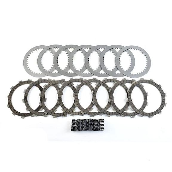 OEM Grade Complete Clutch Kit Friction Steel Plates Springs Gasket Compatible with 1991-1994 Kawasaki KDX250 KX250 KDX 250 KX 250 249cc 2-Stroke Liquid-Cooled MX Enduro 13088-1082