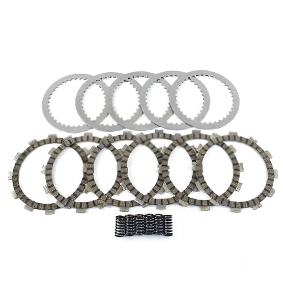 Complete Clutch Kit Compatible with Suzuki LT250R QuadRacer 1987-1992 246cc Liquid-Cooled 2-Stroke ATV Friction Steel Plates Heavy Duty Springs Replacement