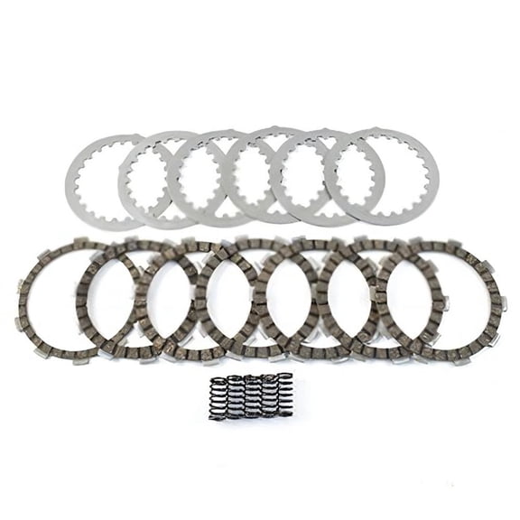 Complete Clutch Kit Compatible with Yamaha Blaster 200 YFS200 1988-2006 WR200 1992-1994 195cc Air-Cooled 2-Stroke ATV Friction Steel Plates Heavy Duty Springs Replacement
