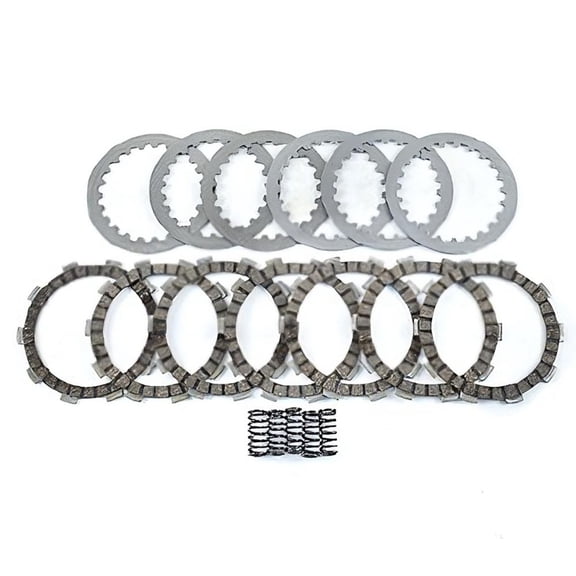 Clutch Friction Steel Plates Springs Kit Compatible with 1995-2001 Yamaha YZ80 YZ 80 80cc 2-Stroke Liquid-Cooled Single Cylinder MX Motocross Dirt Bike Motorcycle 3YK-15462-00-00