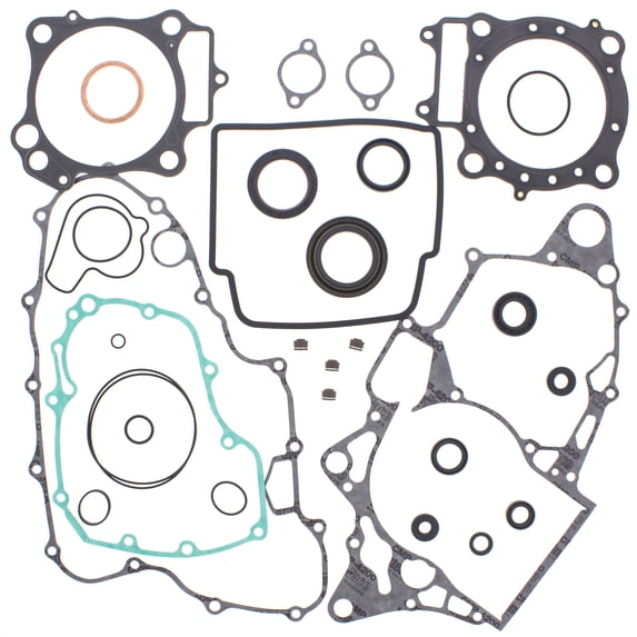 New Complete Gasket Kit w/ Oil Seals Compatible with Honda TRX450R 450cc 2006 2007 2008 2009