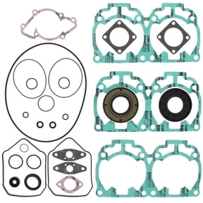New Complete Gasket Kit w/ Oil Seals Compatible with Ski-Doo MX Z 700 700cc 2000 2001 2002