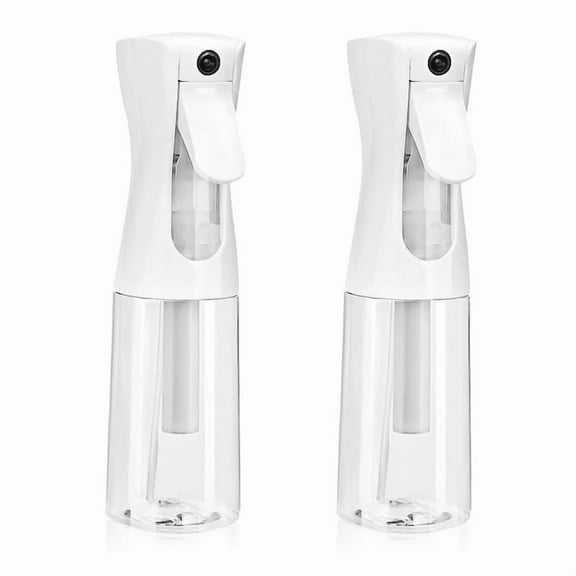 New Continuous Spray Bottle - Ultra Fine Mist Water Sprayer for Hair, Household Cleaning, Plants, Home Goods (2 pcs) Handheld Handheld Handheld Steamer Iron jar