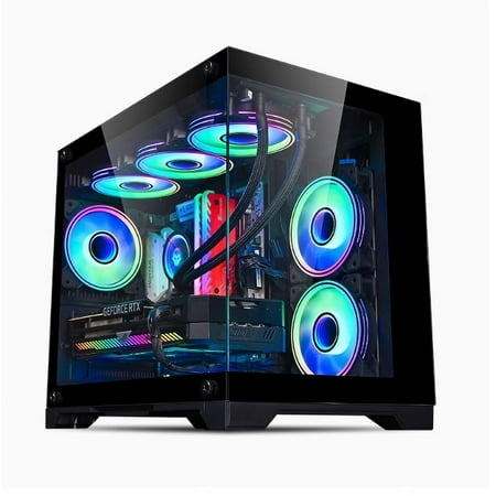 New Cooler 11Gen Gaming PC i9-11900 Nvidia RTX 4060 RAM 64GB 1TB NVME SSD Liquid Cooler Win11 WIFI Computer