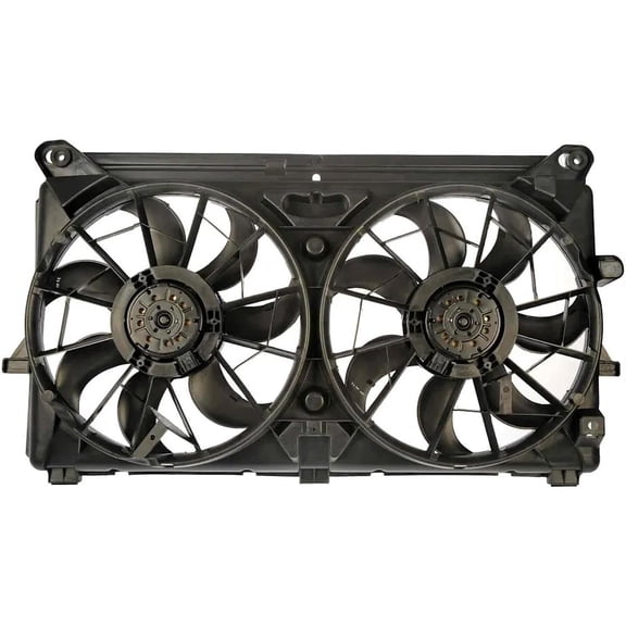 New Cooling Fan Assembly Compatible With Cadillac Chevrolet Escalade Base 8 Cyl 6.2L Avalanche LTZ 8 Cyl 5.3L Escalade Luxury 8 Cyl 6.2L 2007-2014 By 76016 FA70620 CF12060 15-80881