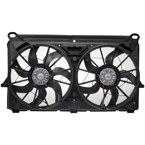 New Cooling Fan Assembly Compatible With Chevrolet GMC Yukon SLE 8 Cyl 4.8L Sierra 1500 WT 8 Cyl 4.8L Sierra 1500 SLT 8 Cyl 6.2L 2007-2014 By 76015 FA70618 CF12031 15-80551