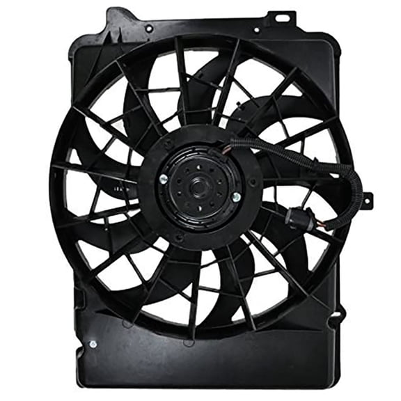 OEM Grade Cooling Fan Assembly Compatible with 1988-1997 Ford Lincoln Mercury Taurus Thunderbird Lx Continental 3.8L OEM F4DZ Sable 8C607 CA F4DZ-8C607-CA F4DZ8C607CA PA+GF YES