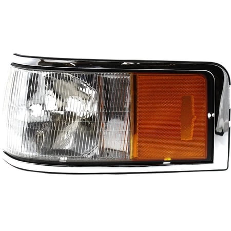 Left Corner Light Compatible with 1990-1994 Lincoln Town Car Jack Nicklaus 4.6L (93) Signature 4.6L (91-94) Touring Edition 5.0L (90) Tournament Edition (94) Base 5.0L (90) FO2550131