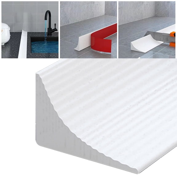 New Countertop Silicone Water Barrier Stoper Bendable Strips Dry&Wet Separating 150Cm YIWEI