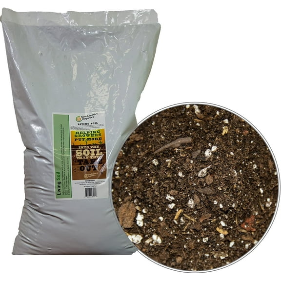 New Country Organics | Living Soil | Premium Growing Medium | 1 Cubic Foot Bag