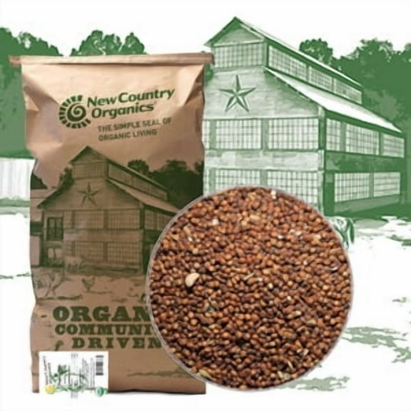 New Country Organics | Organic Milo for Livestock | Certified Organic and Non-GMO | Feed Grade| 40 lbs