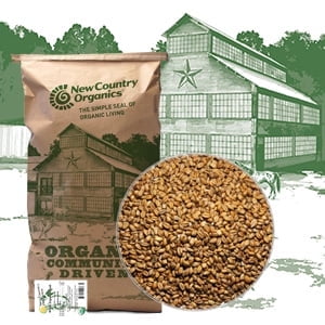 New Country Organics | Organic Wheat, Unmilled | Certified Organic and Non-GMO | Feed Grade | 40 lbs
