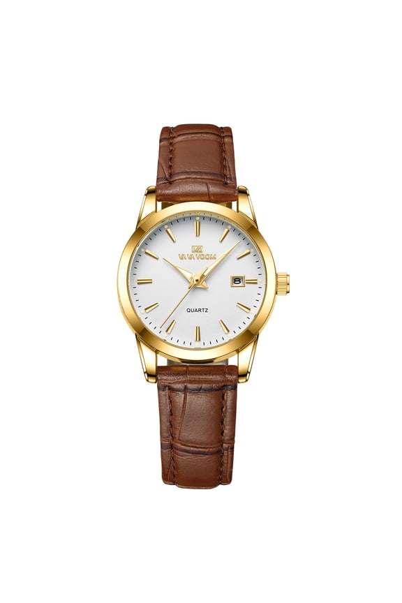 New Couple Watches Men Women Students Casual Waterproof Belt Wristwatch Calendar Quartz Watch fashion Trendy Watches Men and Women