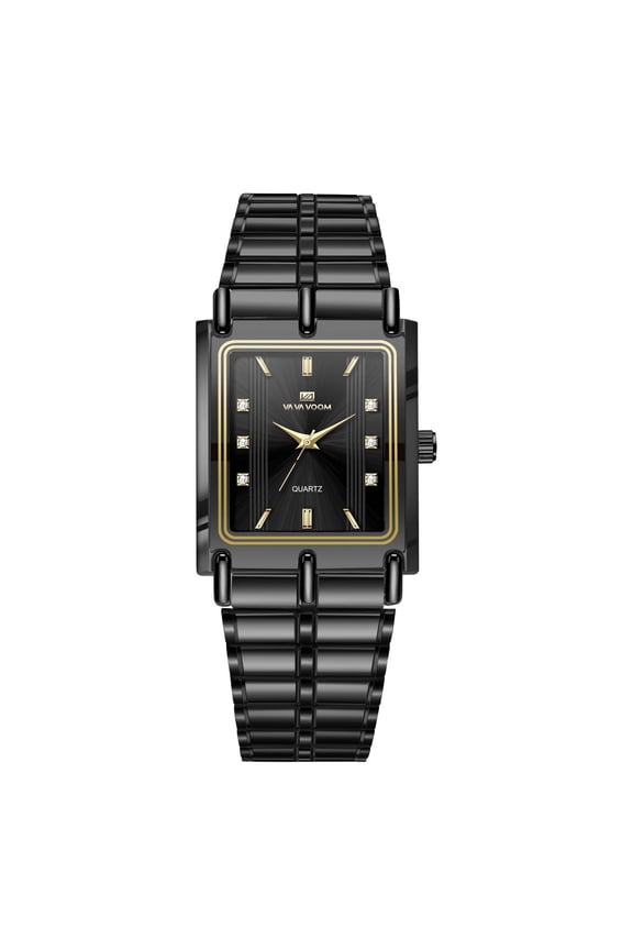 New Couple's Stainless Steel Strap Wrist Watch, a fashionable and waterproof timepiece designed for white - collar lovers and business - oriented men and women