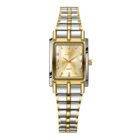 New Couple's Stainless Steel Strap Wrist Watch, a fashionable and waterproof timepiece designed for white - collar lovers and business - oriented men and women