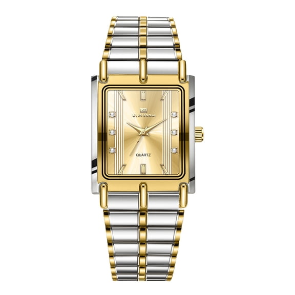 New Couple's Stainless Steel Strap Wrist Watch, a fashionable and waterproof timepiece designed for white - collar lovers and business - oriented men and women