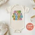 thumbnail image 1 of New To The Cousin Crew Baby Onesie, Fun Newborn Outfit Cute Infant Bodysuit Perfect Baby Shower Gift Unique Baby Clothes, Cute Baby Onesie, BABY BODYSUIT LAT 4424, 1 of 3