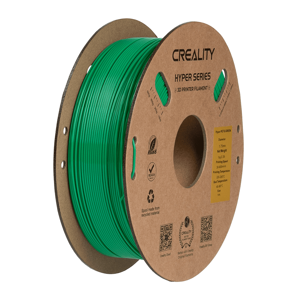 New Creality Hyper PETG Filament High Speed 600mm/s 3D Printer Filament for Halloween DIY-Green